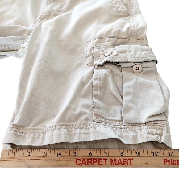 Levi's Men's Cargo Shorts Men's Size 31 Cargo Khaki Tan 100% Cotton Red Tag - Picture 6 of 12
